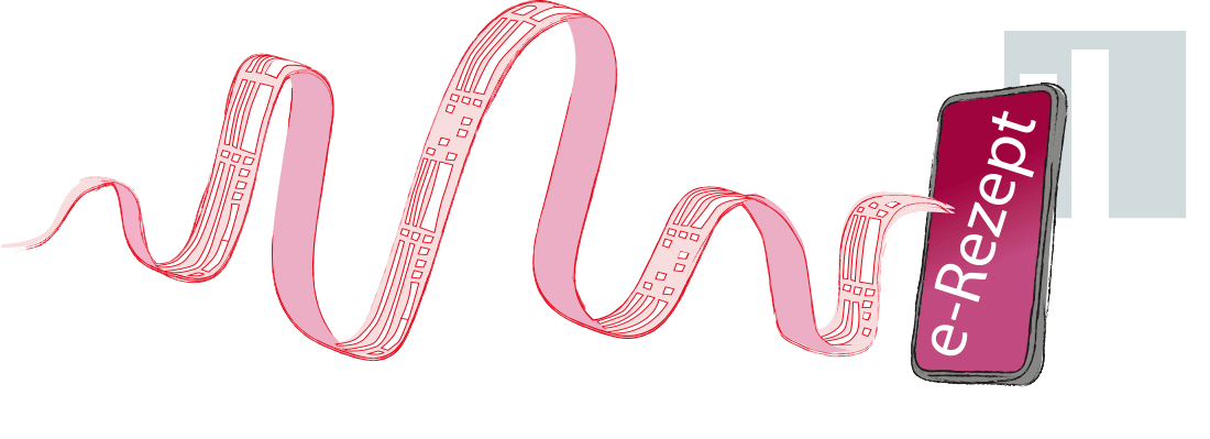 Footer e-Rezept - in